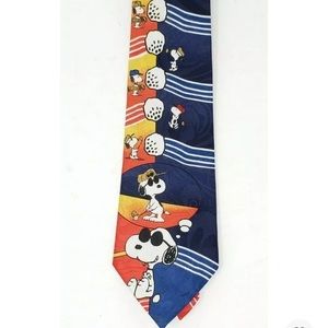 PEANUTS Snoopy Playing Golf United Feature Syndicate Tie Officially Licensed